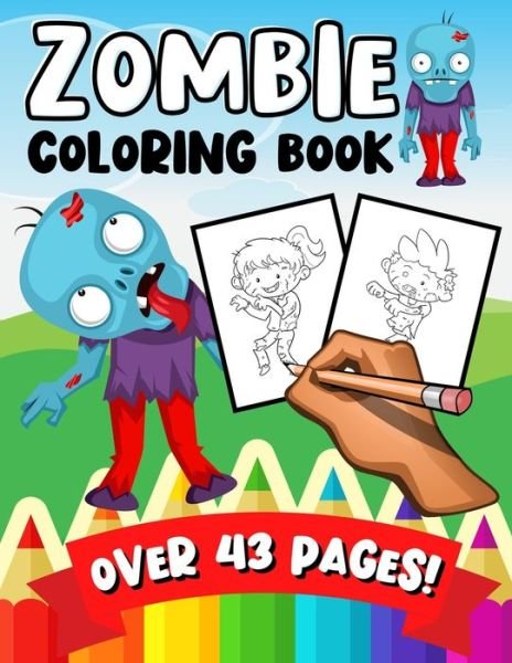 Cover for Crayons Planet · Zombie Coloring Book (Paperback Book) (2020)