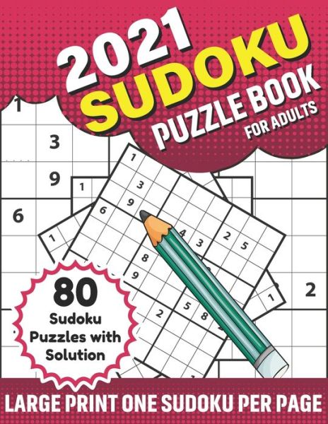 Cover for Kp Jessy James Shepher Publication · 2021 Sudoku Puzzle Book For Adults (Paperback Book) (2021)