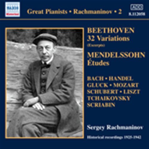 Cover for Sergei Rachmaninov · Rachmaninov / Solo Piano Recordings 2 (CD) (2011)