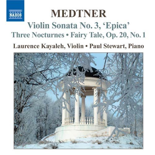 Cover for Medtner / Kayaleh · Complete Works for Violin &amp; Piano 1 (CD) (2007)