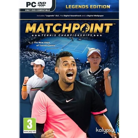 Cover for Kalypso Media · Pc Matchpoint: Tennis Championships - Legends Edit (PC) (2022)