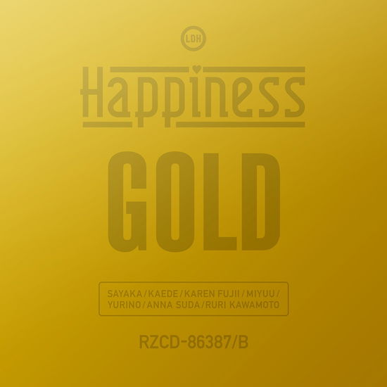 Gold - Happiness - Music - AVEX MUSIC CREATIVE INC. - 4988064863877 - September 20, 2017