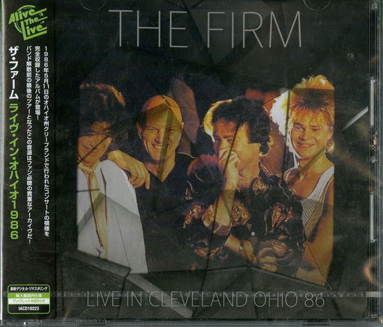 Cover for The Firm · Live in Cleveland Ohio 1986 (CD) [Japan Import edition] (2019)