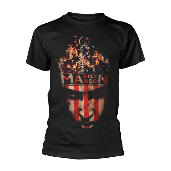 Marilyn Manson Unisex T-Shirt: Crown - Marilyn Manson - Merchandise - Bravado - 5055979901877 - 26. november 2018