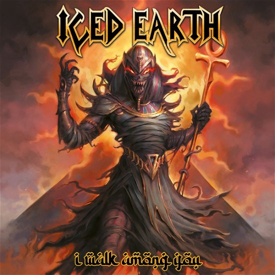 Cover for Iced Earth · I Walk Among You (Red / Yellow / Orange Vinyl) (LP) [EP edition] (2023)