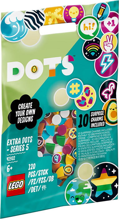 Extra Dots Lego: serie 5 (41932) - Lego Dots - Gadżety - Lego - 5702016915877 - 