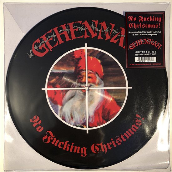 Cover for Gehennah · No Fucking Christmas! (LP) [Picture Disc edition] (2018)