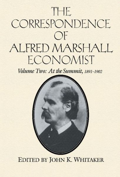 The Correspondence of Alfred Marshall, Economist - The Correspondence of Alfred Marshall, Economist 3 Volume Hardback Set - Alfred Marshall - Bücher - Cambridge University Press - 9780521558877 - 26. Januar 1996