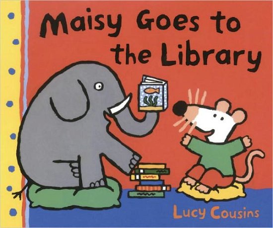 Cover for Lucy Cousins · Maisy Goes to the Library (Paperback Book) [Turtleback School &amp; Library Binding, Reprint edition] (2009)