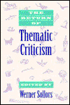 Cover for Werner Sollors · The Return of Thematic Criticism - Harvard English Studies (Paperback Book) (1993)