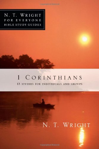 Cover for N. T. Wright · 1 Corinthians (N.t. Wright for Everyone Bible Study Guides) (Taschenbuch) (2009)