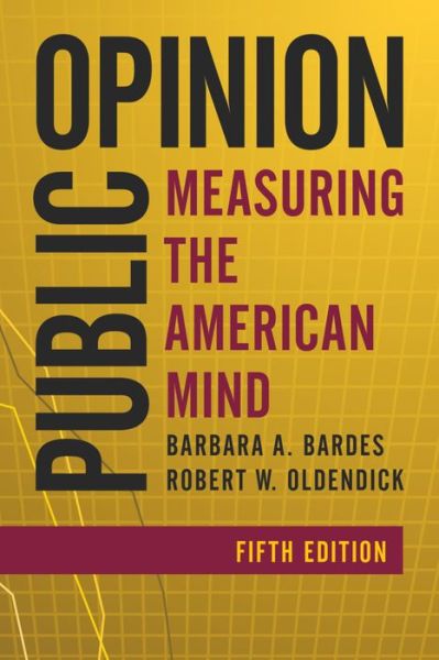 Cover for Bardes, Barbara A., University of Cincinnati · Public Opinion: Measuring the American Mind (Hardcover Book) [Fifth edition] (2016)