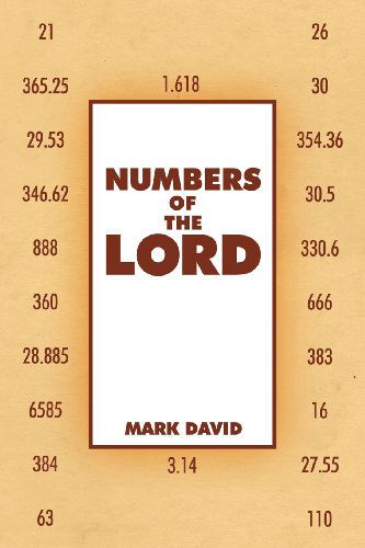 Cover for Mark David · Numbers of the Lord (Paperback Book) (2012)