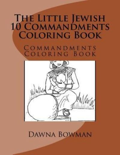 Cover for Dawn Flowers · The Little Jewish 10 Commandments Coloring Book (Paperback Book) (2004)
