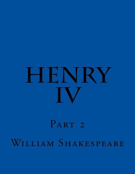 Cover for William Shakespeare · Henry IV Part 2 (Paperback Book) (2016)