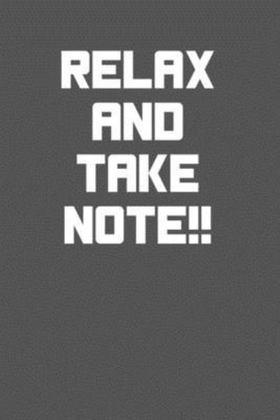 Cover for Pp · Relax and take Notepad (Paperback Book) (2019)