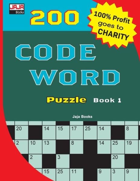 Cover for Jaja Books · 200 CODE WORD Puzzle Book 1 (Pocketbok) (2018)