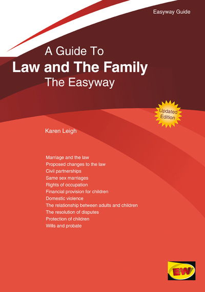 Cover for Karen Leigh · A Guide to Law and The Family: The Easyway. Revised Edition 2020 (Paperback Book) (2020)