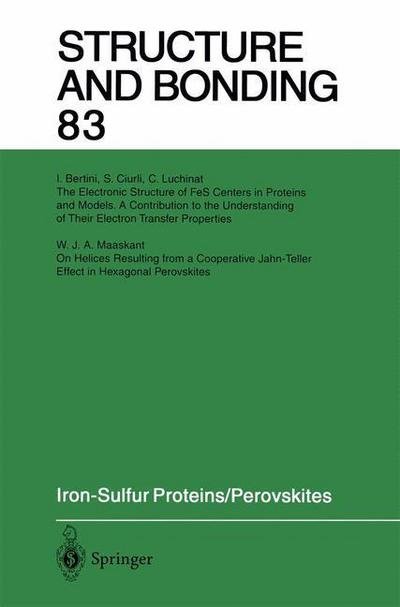 Cover for I Bertini · Iron-Sulfur Proteins Perovskites - Structure and Bonding (Paperback Book) [Softcover reprint of the original 1st ed. 1995 edition] (2013)