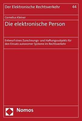 Die elektronische Person - Kleiner - Other -  - 9783848777877 - January 21, 2021