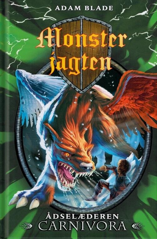 Cover for Adam Blade · Monsterjagten: Monsterjagten 42: Ådselæderen Carnivora (Innbunden bok) [1. utgave] (2017)