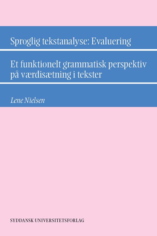 Cover for Lene Nielsen · Sproglig tekstanalyse (Sewn Spine Book) [1. Painos] (2007)