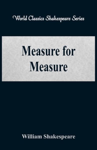 Cover for William Shakespeare · Measure for Measure (Paperback Book) (2017)