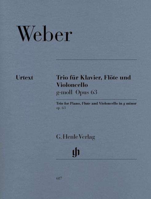 Cover for CM Weber · Klaviertrio g-Moll op.63,HN687 (Bok)