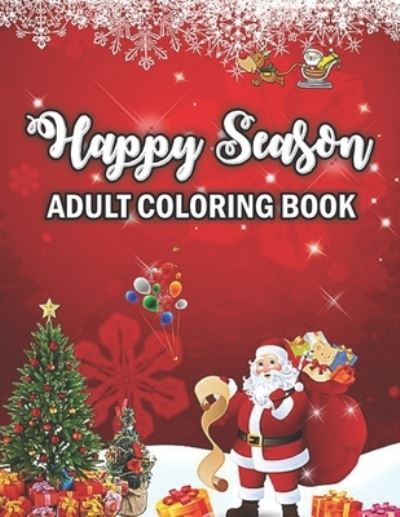 Cover for David Morgan · Happy Season Adult Coloring Book (Pocketbok) (2020)