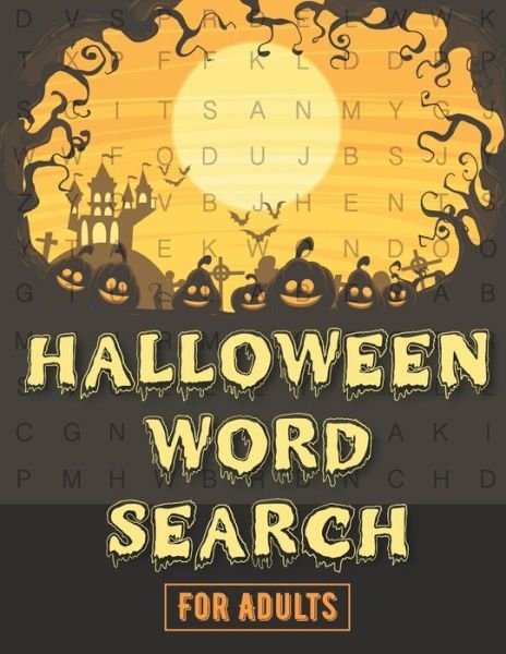 Cover for Bushra Jawahar · Halloween Word Search for Adults (Paperback Book) (2020)