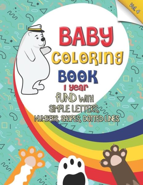 Cover for Bamasy · Baby Coloring Book 1 Year (Paperback Book) (2021)