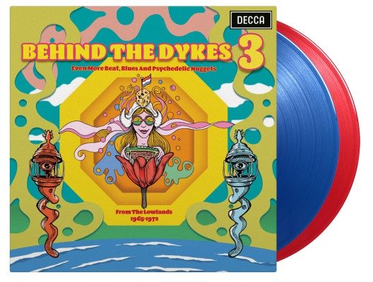 Cover for Behind The Dykes 3 (Blue &amp; Red) (LP) [RSD 2023 edition] (2023)