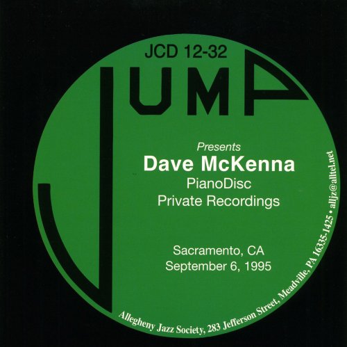 Cover for Dave Mckenna · Piano Disc, Sacremento (CD) (2019)