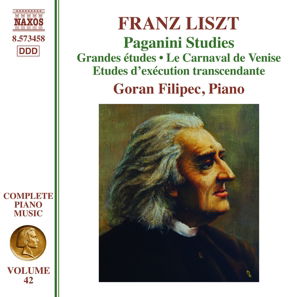 Cover for Franz Liszt · Paganini Studies (CD) (2016)