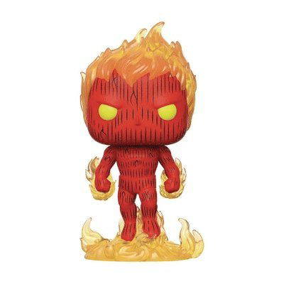 Marvel: Funko Pop! - Fantastic Four - Human Torch (Vinyl Figure 559) - Bobble Head POP - Gadżety - Funko - 0889698449878 - 22 stycznia 2020