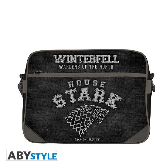GAME OF THRONES - Stark - Messenger Bag 38x29x12.5 - P.Derive - Marchandise - ABYstyle - 3700789285878 - 2020