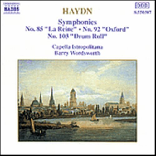 HAYDN: Symphonies 85, 92 & 103 - Wordsworth,barry / Cib - Musiikki - Naxos - 4891030503878 - maanantai 25. maaliskuuta 1991