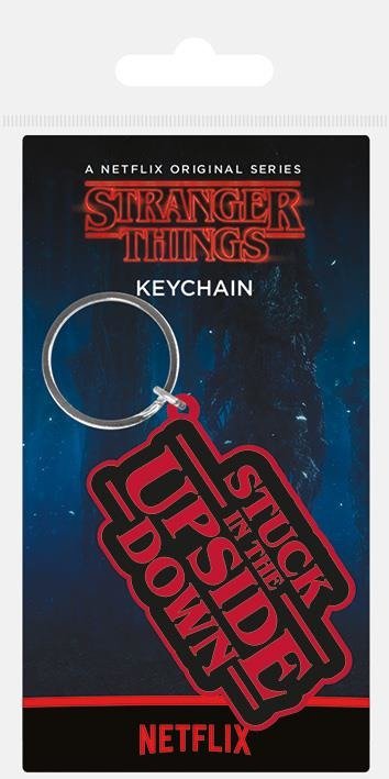 Stranger Things Stuck In The Upside Down - Keyrings - Fanituote - NETFLIX - 5050293388878 - maanantai 16. joulukuuta 2019