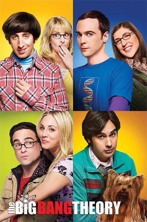 Poster (03r) Big Bang Theory Blocks (61x91,5) - Big Bang Theory - Koopwaar - AMBROSIANA - 5050574337878 - 