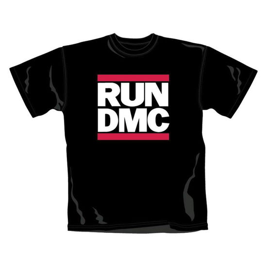 Cover for Run Dmc · Run Dmc - Logo Mens T-shirt Black Polybag (Klær) [size XL] (2010)