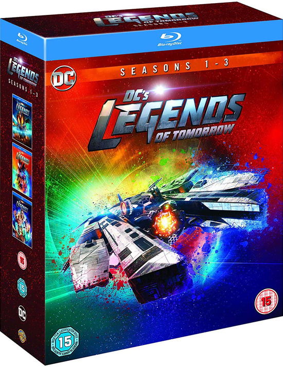 Cover for DC Legends Of Tomorrow Seasons 1 to 3 (Blu-ray) (2018)