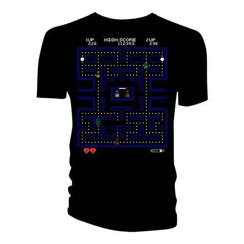 Cover for Doctor Who · Doctor Who Ladies Tee: Retro Video Game Maze (TØJ) [size S] [Black - Ladies edition]