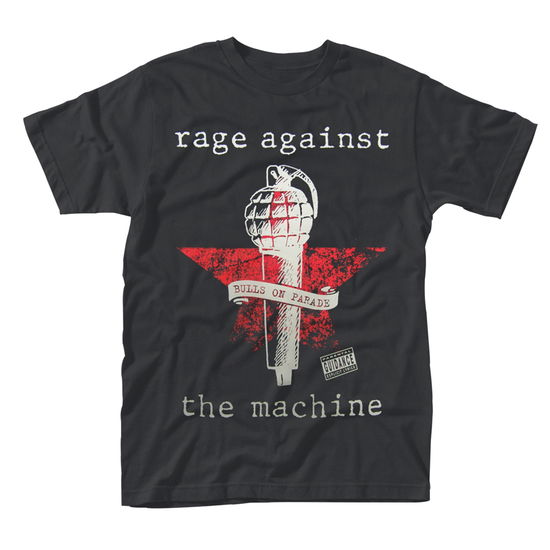 Rage Against The Machine Unisex T-Shirt: Bulls on Parade Mic - Rage Against The Machine - Merchandise - PHM - 5056012000878 - 12. november 2018