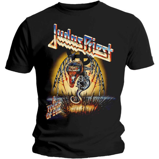 Judas Priest Unisex T-Shirt: Touch of Evil - Judas Priest - Marchandise - Global - Apparel - 5056170618878 - 15 janvier 2020