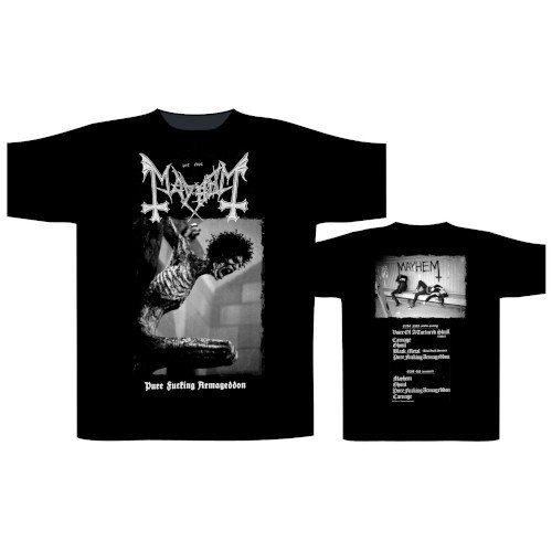 Cover for Mayhem · T/S Pure Fucking Armageddon (T-shirt) [size L] (2023)