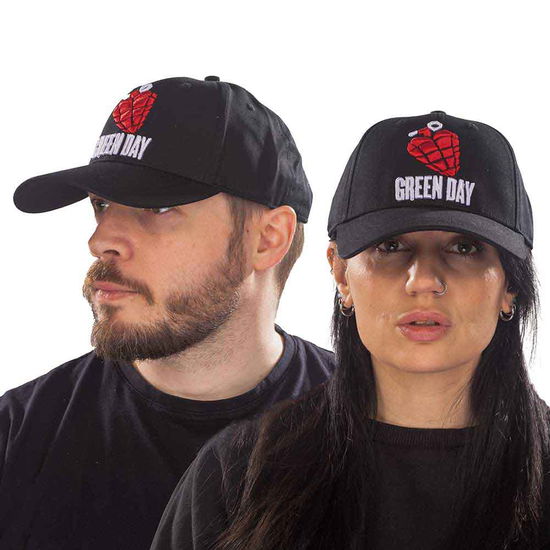 Green Day Unisex Baseball Cap: Grenade Logo - Green Day - Merchandise -  - 5056368648878 - 