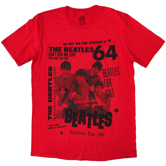 The Beatles · The Beatles Unisex T-Shirt: 1964 (T-shirt) [size S] (2024)