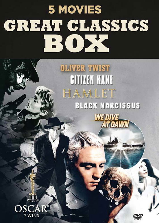 Classic Box (Black Narcissus, Citizen Kane, Hamlet, Oliwer Twist, We Dive at Dawn) -  - Filmy -  - 7350007159878 - 30 września 2022