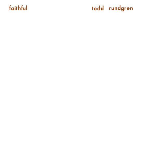 Cover for Todd Rundgren · Faithful (LP) [Coloured edition] (2019)