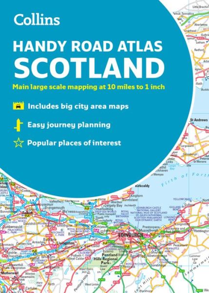 Cover for Collins Maps · Collins Handy Road Atlas Scotland: A5 Paperback (Pocketbok) [New edition] (2022)